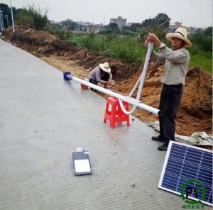 北京新农村建设太阳能路灯安装调试要做好